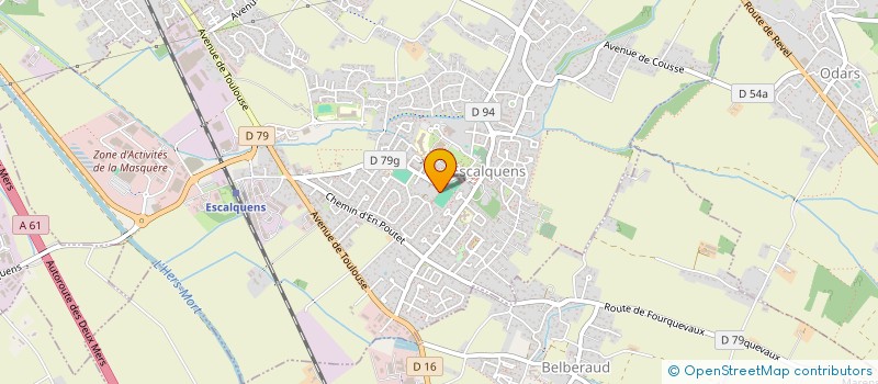 localisation de l'entreprise 802 160 689   ESCALQUENS