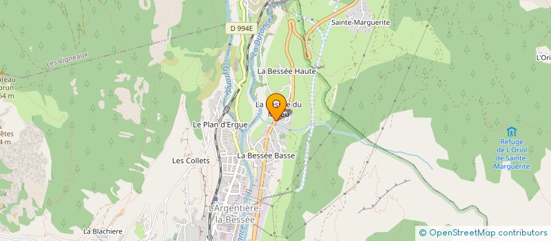 localisation de l'entreprise 802 163 600   L'ARGENTIERE-LA-BESSEE