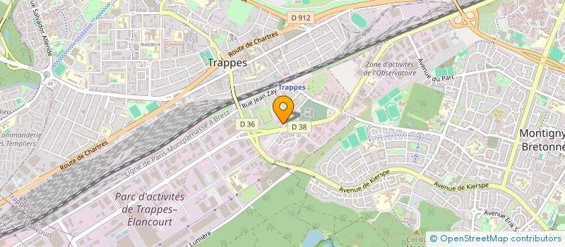 localisation de l'entreprise 802 185 231   TRAPPES