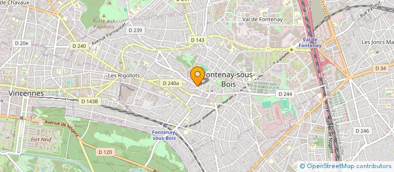 localisation de l'entreprise 802 205 104 à FONTENAY-SOUS-BOIS