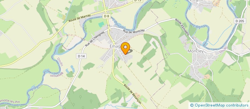 localisation de l'entreprise 802 208 850 à EMAGNY