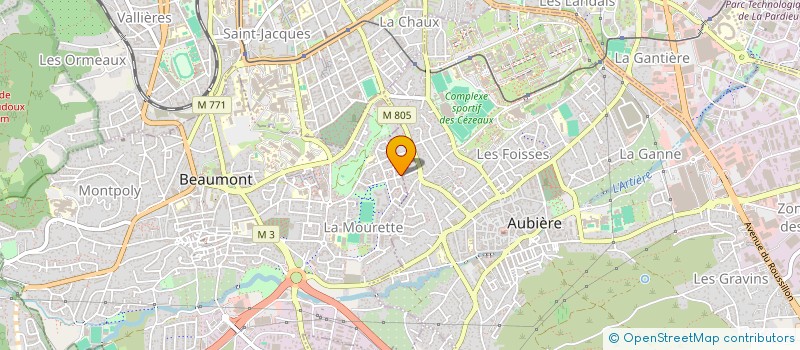 localisation de l'entreprise 802 280 982   CLERMONT-FERRAND