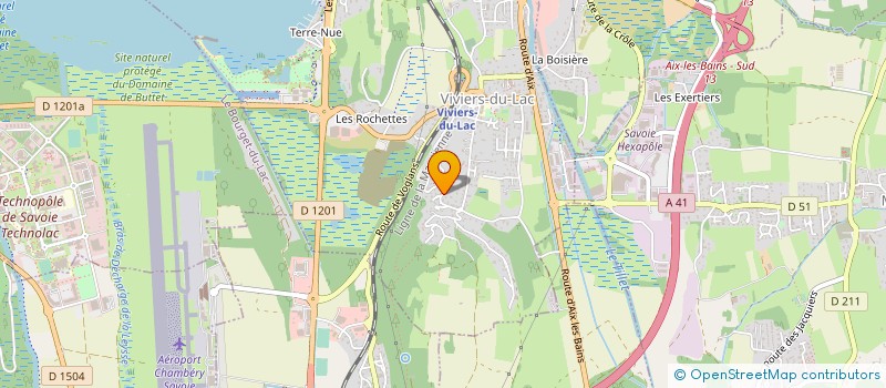 localisation de l'entreprise 802 293 118 à VIVIERS-DU-LAC