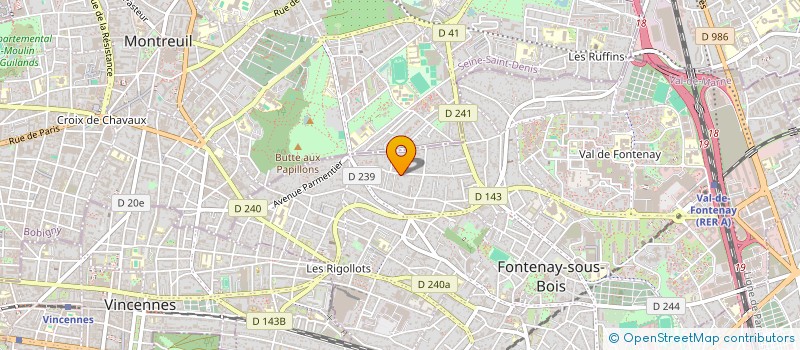 localisation de l'entreprise 802 302 422   FONTENAY-SOUS-BOIS