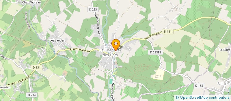 localisation de l'entreprise 802 384 834   LA CHAPELLE-DES-POTS