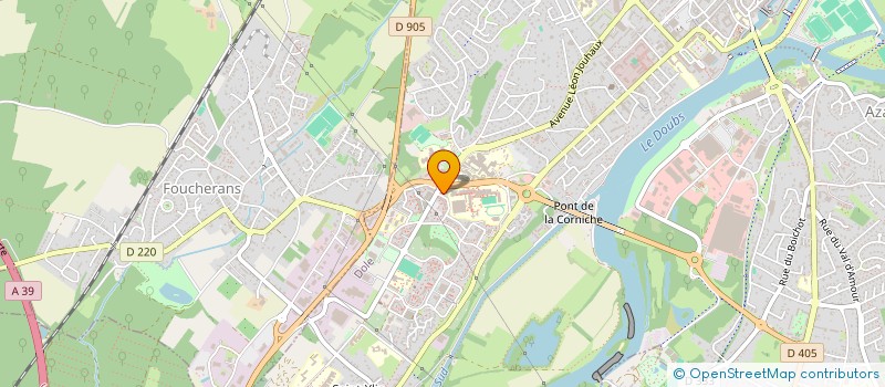 localisation de l'entreprise 802 401 687  à DOLE
