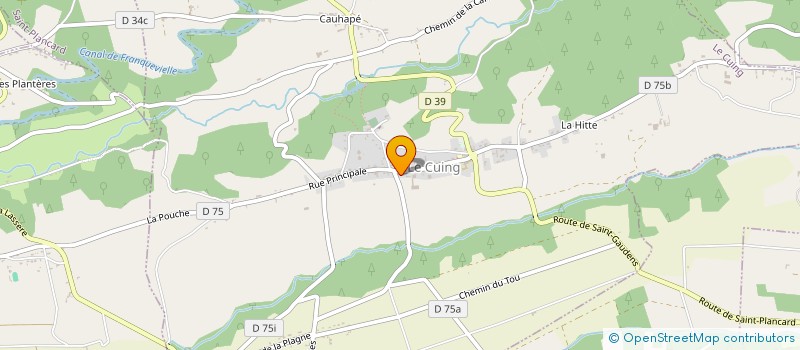 localisation de l'entreprise 802 406 603   LE CUING