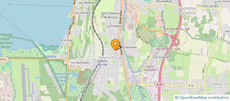 localisation de l'entreprise 802 504 969   VIVIERS-DU-LAC