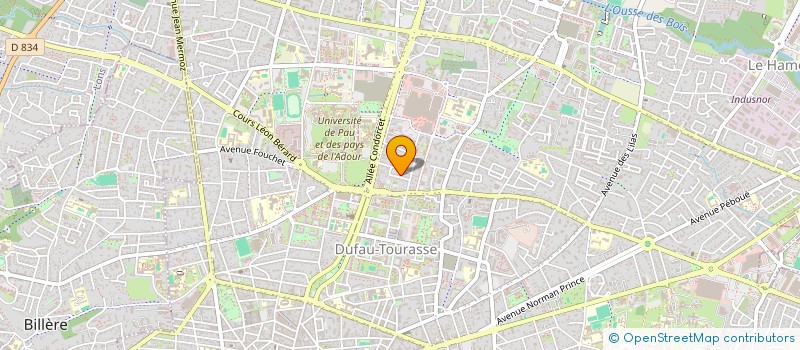 localisation de l'entreprise 802 509 133  à PAU