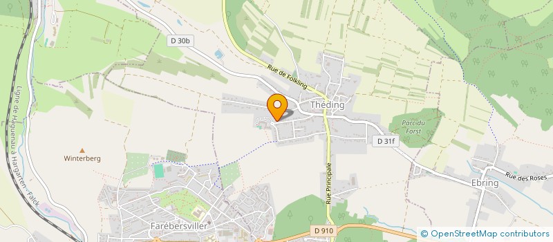 localisation de l'entreprise 802 513 697   THEDING