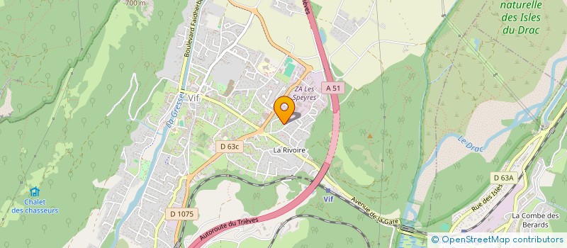 localisation de l'entreprise 802 533 109   VIF