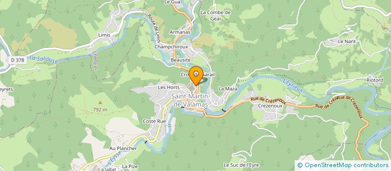 localisation de l'entreprise 802 568 022   RILHAC-LASTOURS