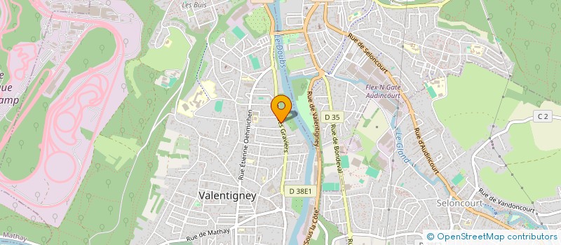 localisation de l'entreprise 802 610 741   VALENTIGNEY