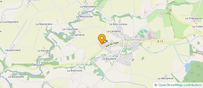 localisation de l'entreprise 802 616 250   ROCHETREJOUX