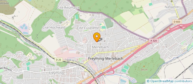 localisation de l'entreprise 802 616 714   FREYMING-MERLEBACH