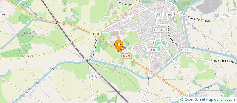 localisation de l'entreprise 802 664 706   MALLEMORT