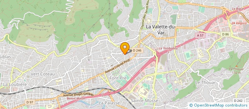 localisation de l'entreprise 802 665 844   LA GARDE