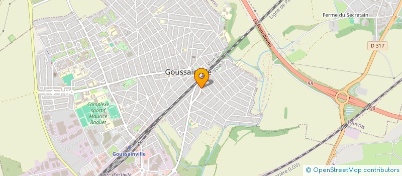 localisation de l'entreprise 802 670 810   GOUSSAINVILLE