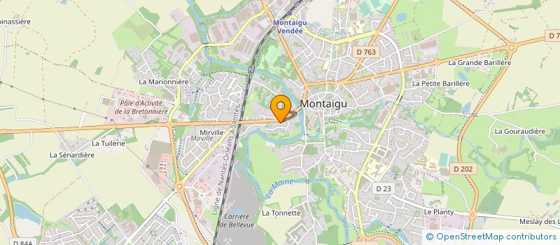 localisation de l'entreprise 802 679 514  à MONTAIGU-VENDEE
