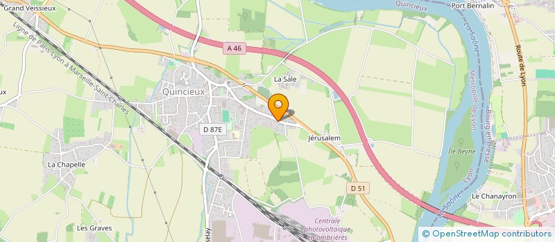 localisation de l'entreprise 802 692 293   QUINCIEUX