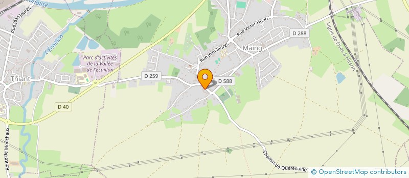 localisation de l'entreprise 802 723 304   MAING