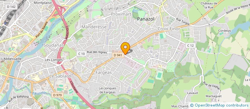 localisation de l'entreprise 802 727 263  à PANAZOL