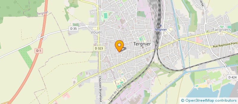 localisation de l'entreprise 802 731 778   TERGNIER