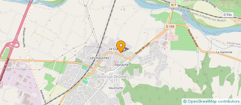 localisation de l'entreprise 802 740 068   LORIOL-SUR-DROME