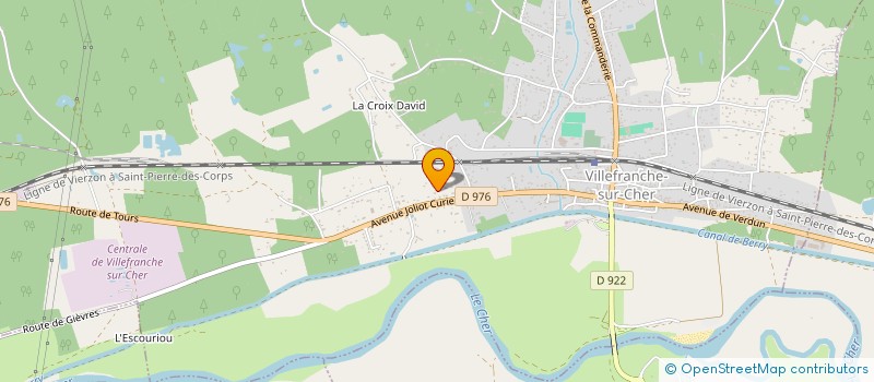 localisation de l'entreprise 802 764 308   VILLEFRANCHE-SUR-CHER