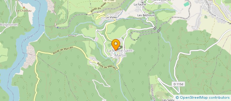 localisation de l'entreprise 802 770 602   LA MOTTE-SAINT-MARTIN