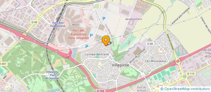 localisation de l'entreprise 802 778 811 à VILLEPINTE