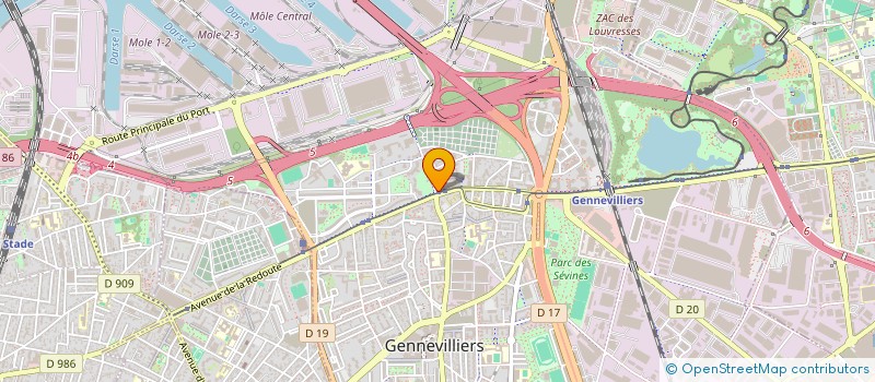 localisation de l'entreprise 802 779 322   GENNEVILLIERS