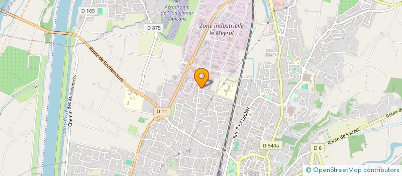 localisation de l'entreprise 802 802 314 à MONTELIMAR
