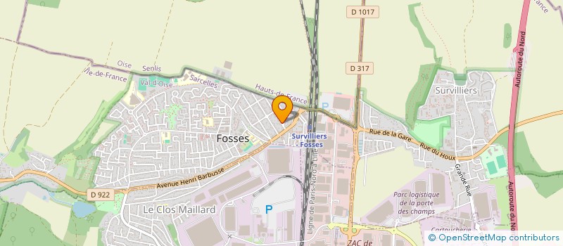 localisation de l'entreprise 802 827 394   FOSSES