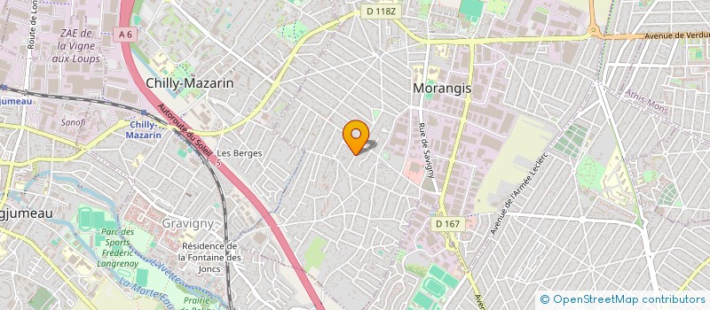 localisation de l'entreprise 802 834 366 à MORANGIS