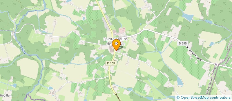 localisation de l'entreprise 802 863 480   SAINTE-MAURE-DE-PEYRIAC