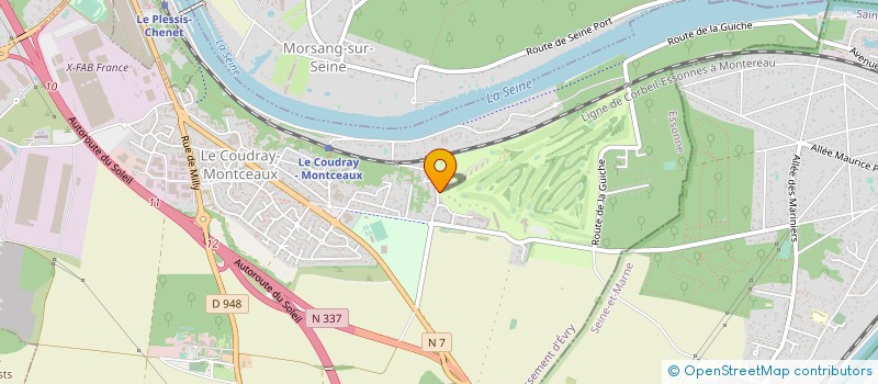 localisation de l'entreprise 802 869 305 à LE COUDRAY-MONTCEAUX