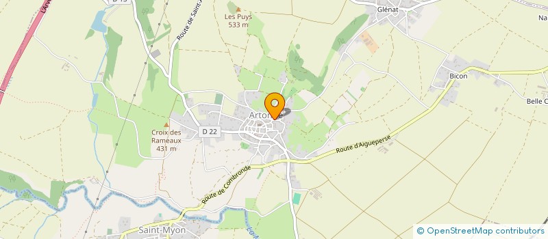 localisation de l'entreprise 802 890 525   ARTONNE