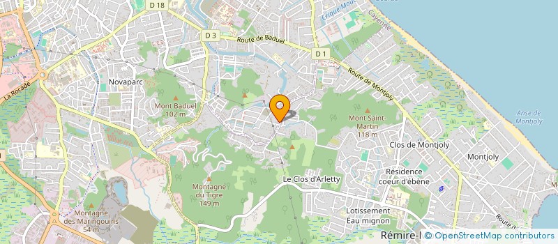 localisation de l'entreprise 802 996 587   CAYENNE