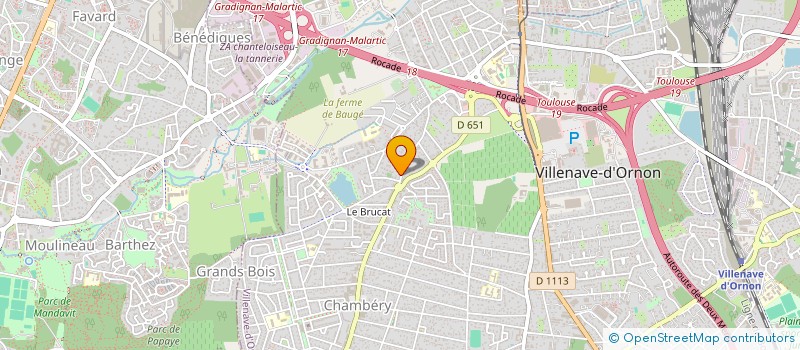 localisation de l'entreprise 802 999 813 à VILLENAVE-D'ORNON
