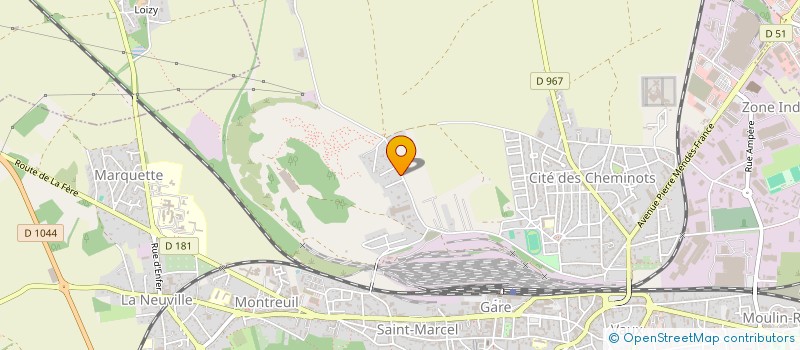 localisation de l'entreprise 803 095 520 à LAON