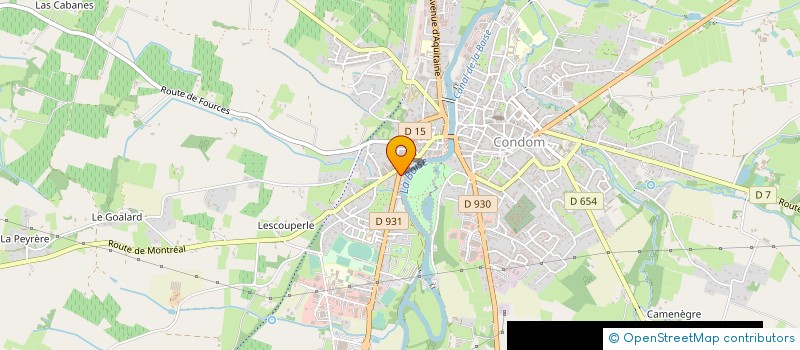 localisation de l'entreprise 803 102 490 à CONDOM