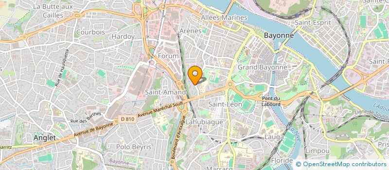 localisation de l'entreprise 803 119 833   ANGLET