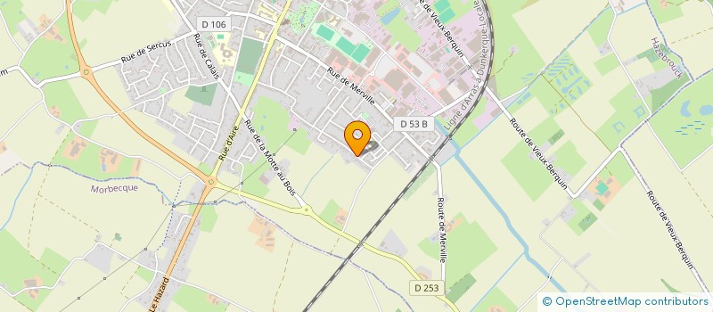 localisation de l'entreprise 803 125 574   HAZEBROUCK
