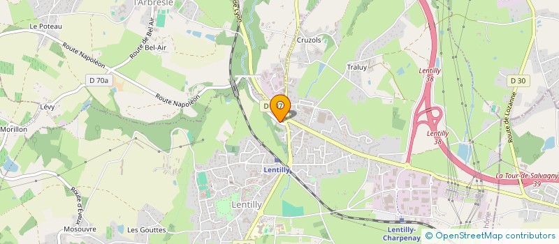 localisation de l'entreprise 803 129 048   LENTILLY