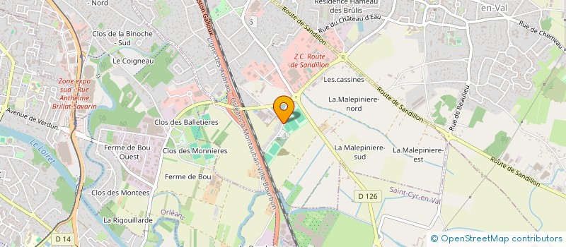 localisation de l'entreprise 803 129 949 à SAINT-JEAN-LE-BLANC