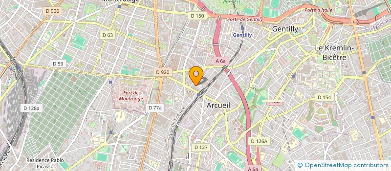 localisation de l'entreprise 803 151 166   ARCUEIL