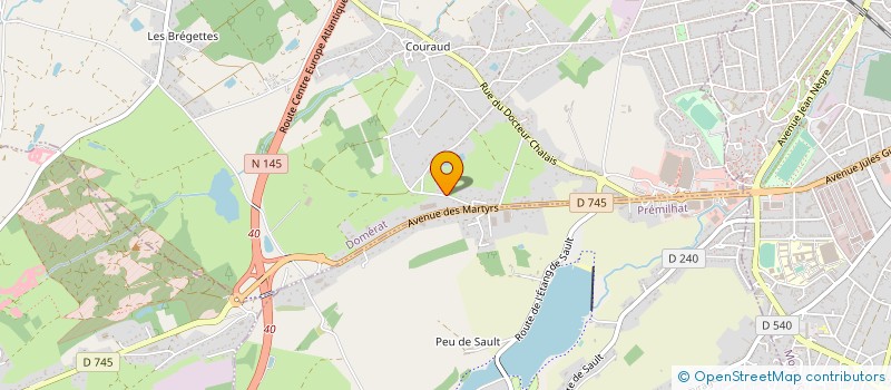 localisation de l'entreprise 803 187 160  à DOMERAT