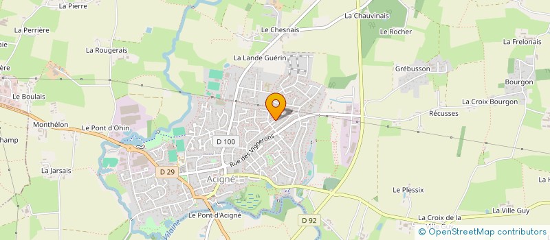 localisation de l'entreprise 803 196 310   LA CHAPELLE-FLEURIGNE