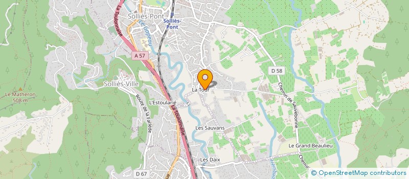 localisation de l'entreprise 803 209 626   SOLLIES-PONT